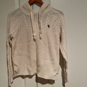 Abercrombie & Fitch Cream Knit Sweater